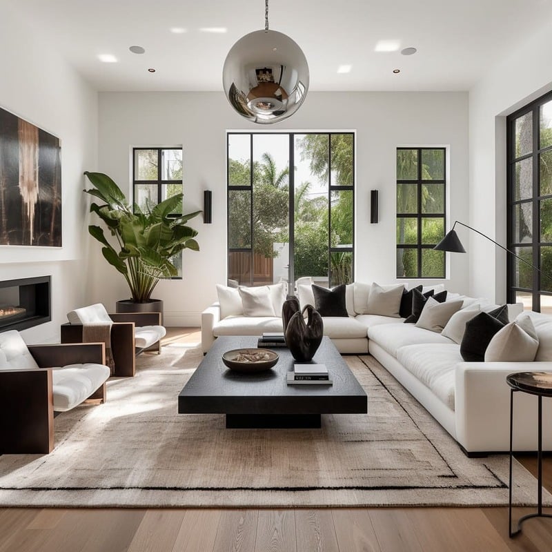 Sophisticated interior by Shiran Designs